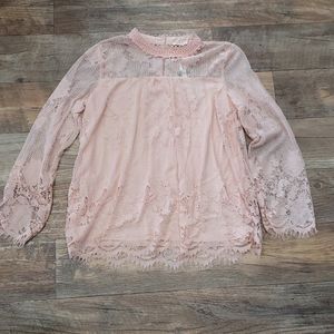 Lacy Blush Top